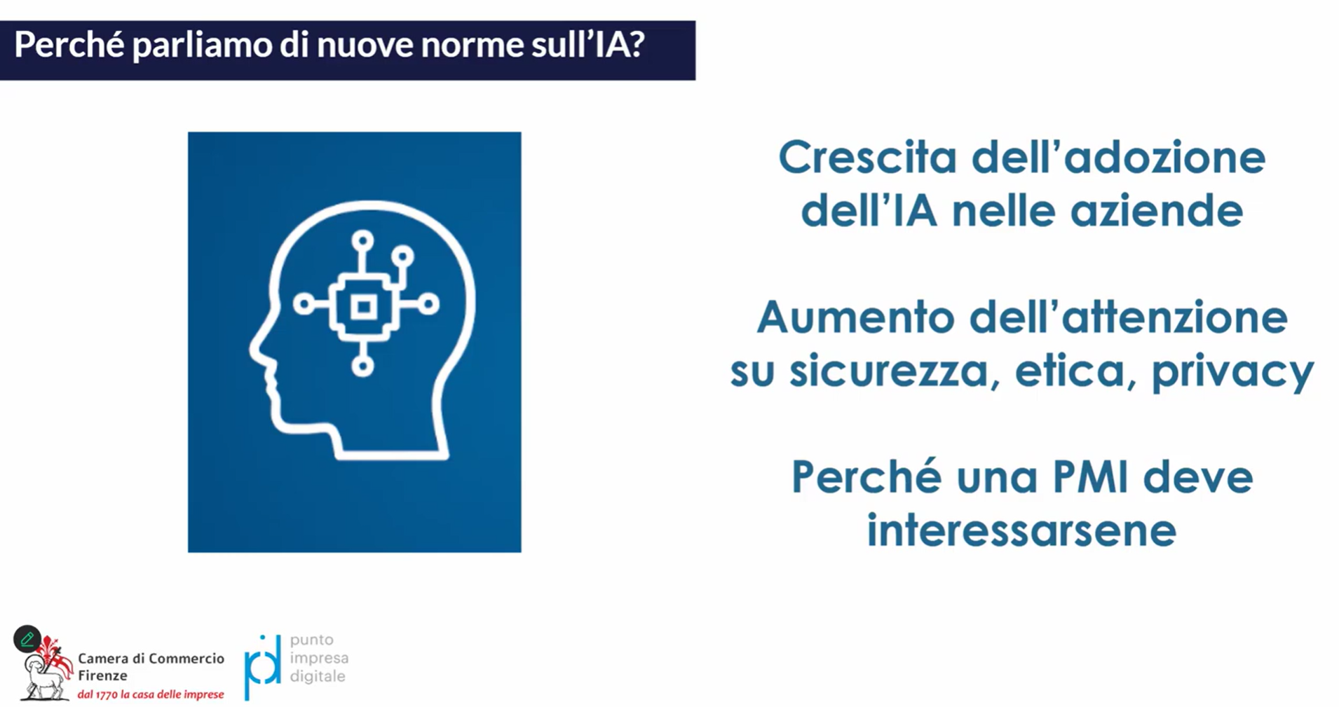 IA, le nuove regole per le imprese: cosa è importante sapere - PID Firenze