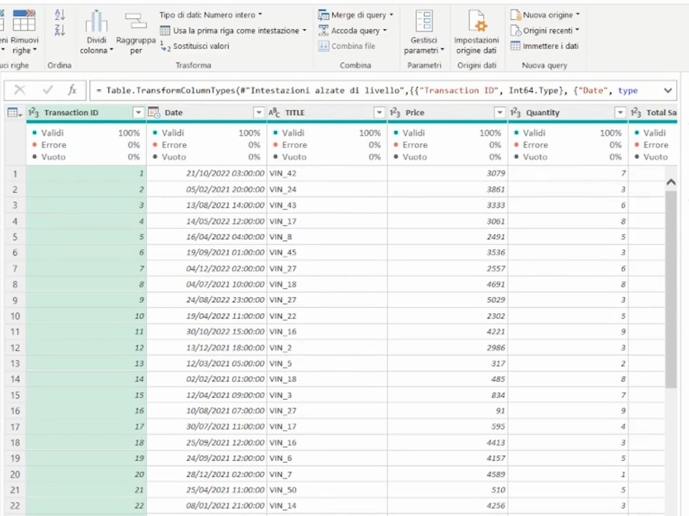 Excel e Power Query per la data analysis 